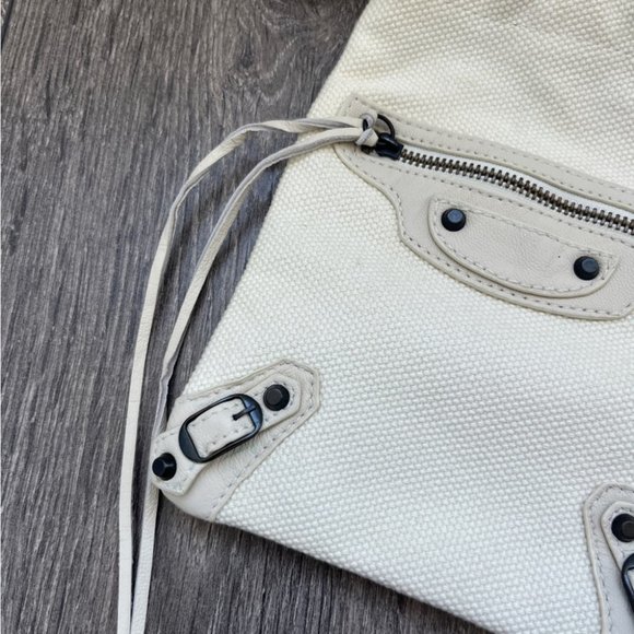 Balenciaga Motocross Drawstring Cosmetic Pouch - Picture 3 of 10